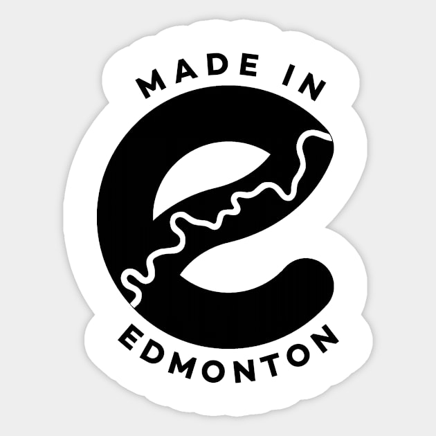 Made in Edmonton Sticker by Edmonton River